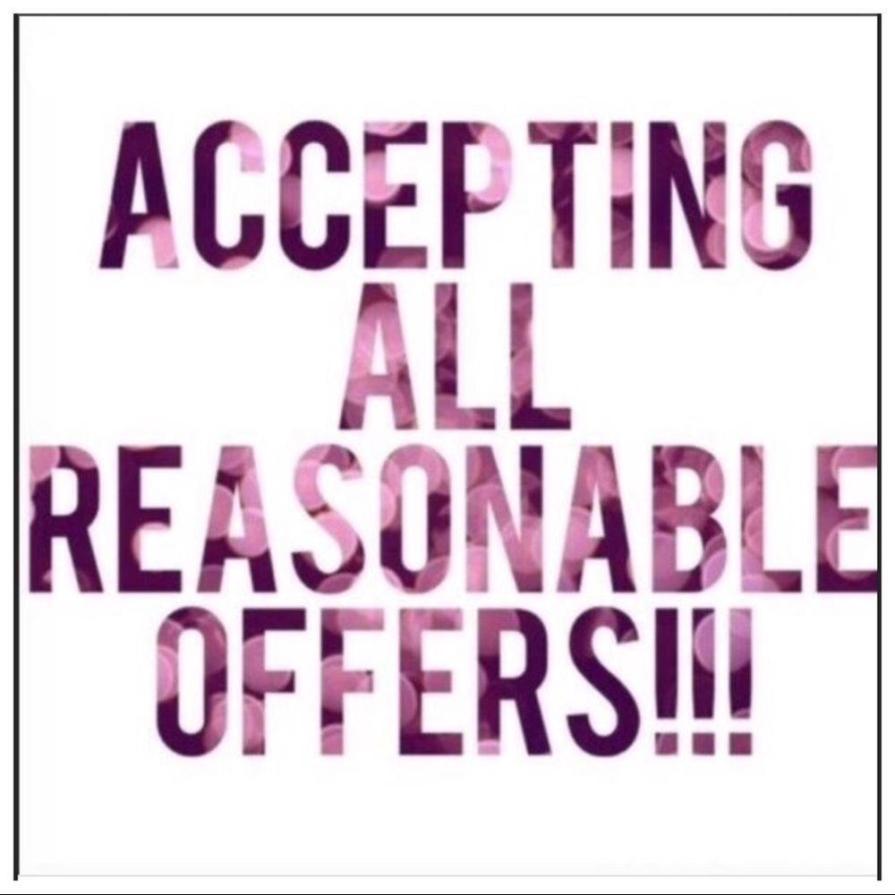 ACCEPTING REASONABLE OFFERS NO BALL OFFERS